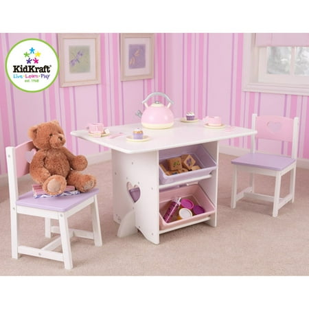 KidKraft - Heart Table and Chair Set