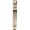 thumbnail image 2 of Ekena Millwork 6"W x 34"D x 46"H Olympic Craftsman Rough Sawn Bracket, Douglas Fir, 2 of 4
