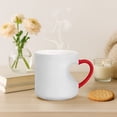 thumbnail image 7 of Heart Shaped Cups, Valentine's Magic Color Changing Ceramic Cup with Hidden Red Hearts, 11oz Temperature Sensitive Heart-Shaped Coffee Mug for Her/Him, Romantic Surprise Gift, 7 of 7