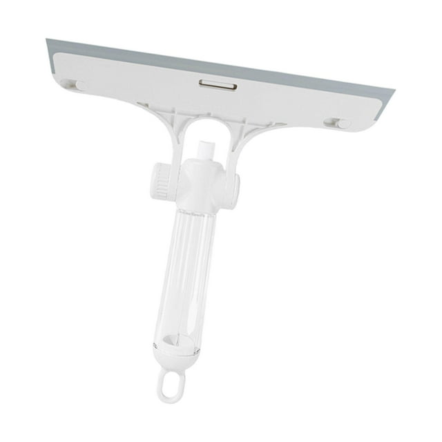 yuksok Squeegee Window Cleaner Glass Door Cleaner Multipurpose Handheld Wiper, Portable White
