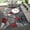Red, variant on BizChair Modern Contemporary Mat Area Rug, Red Grey Black. (2 Feet X 3 Feet) Mat