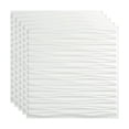 thumbnail image 1 of FASÄDE Dunes Decorative Vinyl 2ft x 2ft Lay in Ceiling Panel in Gloss White (5 Pack), 1 of 5