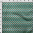 thumbnail image 4 of oneOone Polyester Spandex Green Fabric Asian Kilim Sewing Craft Projects Fabric Prints By Yard 56 Inch Wide, 4 of 5