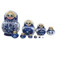 thumbnail image 1 of 10x Matryoshka, Juguete Apilable Clásico Hecho , Rusas para Decoración de , Juguete para , yotijar muñecas de anidación, 1 of 8