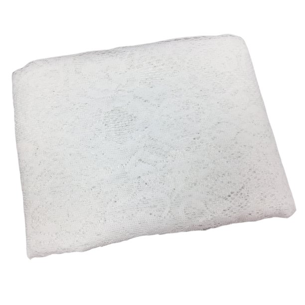 Cortina de ventana de encaje Cortina de ventana de encaje de poliéster de 2 piezas transparente 60x63 pulgadas 2 piezas de blanco puro 60x63 pulgadas 2 piezas Blanco puro Magideal Cortina de ventana de encaje