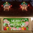 thumbnail image 4 of Decoración Navideña Para Puerta De Garaje. Pancarta Para Puerta De Garaje «Feliz Navidad». Gran Decoración Navideña De Fondo. Árbol De Navidad. Fondo Para Exterior E Interior. 210 X 480 Cm., 4 of 8