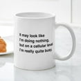 thumbnail image 3 of CafePress - Cells Are Busy Mugs - 11 oz Ceramic Mug - Novelty Coffee Tea Cup, 3 of 4
