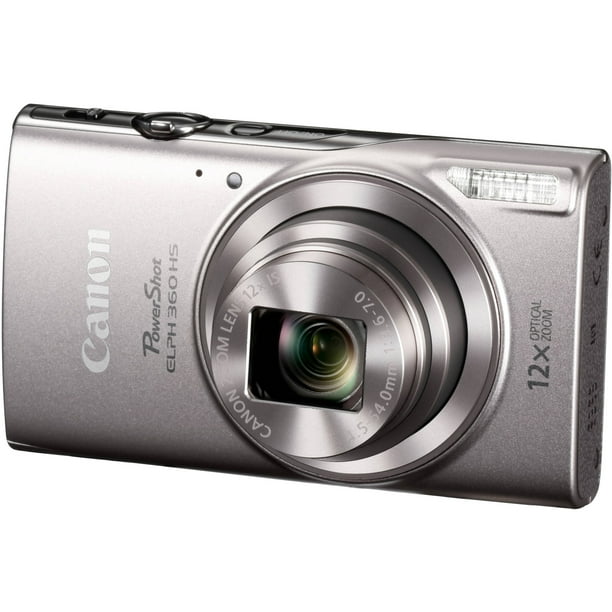 Canon PowerShot ELPH 360 HS Digital Camera (Silver)