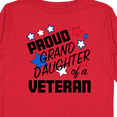 thumbnail image 4 of Inktastic Proud Granddaughter of a Veteran Veterans Day Girls Long Sleeve Toddler T-Shirt, 4 of 5