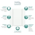 thumbnail image 3 of Transolid Ewk363672 Expressions 36" W X 36" D X 72" H Three Panel Shower Wall Kit - White, 3 of 6