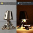 thumbnail image 3 of Golden Touch Table Lamp, Golden Man Lamp, Creative Golden Man Lamp, 3 of 5