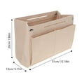 thumbnail image 2 of OUNONA Cosmetic Organization Diaper Bag Insert Felt Beige Everyday Use 1Pack, 2 of 6