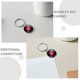 thumbnail image 3 of unbranded 6Ud Llaveros Retro Con Colgante De Disco Para Estilo Vintage Multi Color, 3 of 8