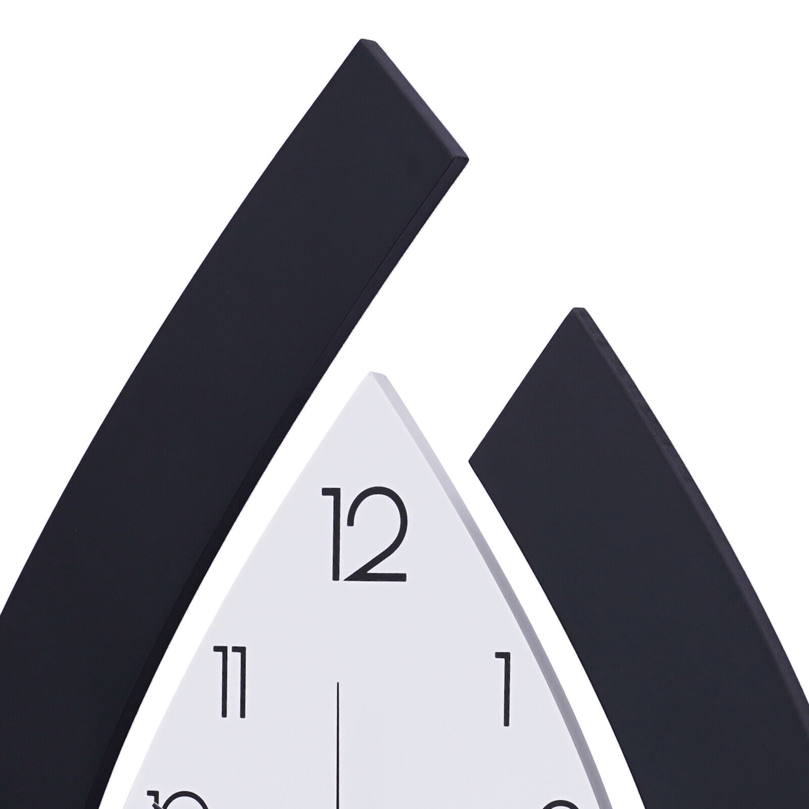 DENEST Modern Silent Wall Clock with Pendulum for Stylish Living Room Decor