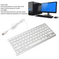 thumbnail image 4 of USB Keyboard, Ultra Thin LED Indicator 13 Shortcut USB Wired Keyboard Sensitive Keys  for Office, 4 of 7