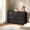 Black-7, variant on Aiho 4-Drawer Dresser for Bedroom, Wood Cabinet - White
