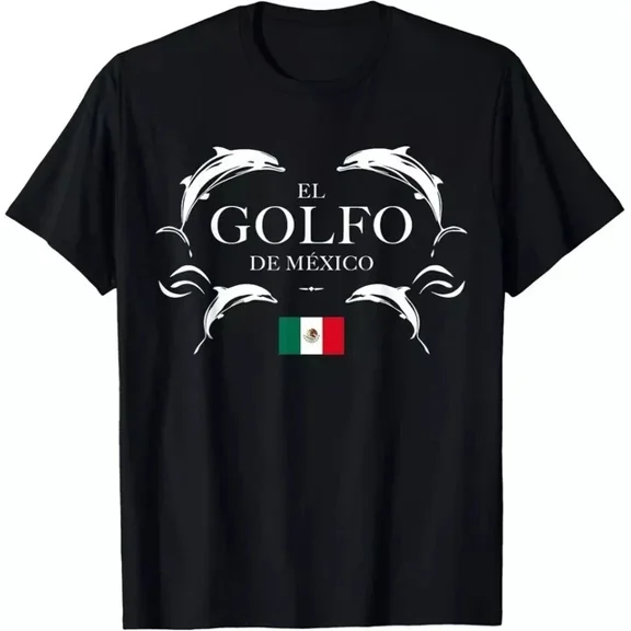 Gulf Of Mexico El Golfo De Mexico Dolphin T-Shirt Unisex S-5XL Hot Trending Shirt, Vintage Birthday Gift
