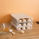 thumbnail image 5 of Advancent Caja de almacenamiento de huevos Organizador de soporte Caja de ahorro de espacio Contenedor Blanco Mostrada Blanco Advancent HA061459-01B, 5 of 6