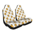 thumbnail image 2 of Honeii Cute Duck With Headphone for Car Seat Covers Full Set, Seat Covers for Cars, Car Seat Protector Waterproof, Leather Car Seat Cushion-2 PCS, 2 of 9
