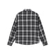 thumbnail image 3 of Blusa y camisa de manga larga con cuello vuelto para hombre, blusa informal a cuadros a la moda con botones y cuello vuelto, blusa de poliéster para hombre, 3 of 3