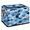 Multicolor 1, variant on CURLYOOT Geometric Blue Storage Bin with Zipper Lid, Fabric Storage Basket with Handles, Decorative Foldable Storages Box Clothes Organizer for Closet, Shelf