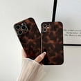 thumbnail image 5 of Exclusive Cheetah Print iPhone 12-16 Protector - Stylish Amber Tortoise Finish, Slim Fit Shockproof, 5 of 14