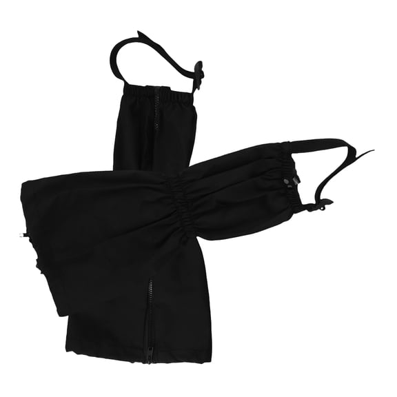 CIMAXIC Black Oxford Cloth Gaiters 1 Pair for Skiing and Snow Protection Hiking Boots