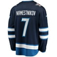 thumbnail image 3 of Men's Fanatics Vladislav Namestnikov Navy Winnipeg Jets Home Premier Breakaway Player Jersey, 3 of 3