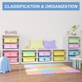 thumbnail image 6 of Uxcell Colored Dot Stickers Color Coding Blank Circle Label Adhesive Round Price Stickers for Office Classroom Light Blue 3/4", 6 of 7