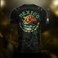 thumbnail image 4 of Zimjoy Men's 2026 Mexico Soccer Jersey Short Sleeve Crew Neck Training Shirt Breathable Sport Casual T Shirt for Soccer Fans Earthy Yellow L, 4 of 7