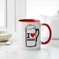 thumbnail image 4 of CafePress - I Heart Beer Mug - 11 oz Ceramic Mug - Novelty Coffee Tea Cup, 4 of 4