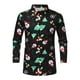 thumbnail image 1 of Camisas Navideñas Para Hombre Otoño Invierno Moda Casual Manga Larga Top Odeerbi ODB207284, 1 of 3