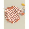 thumbnail image 5 of Lamuusaa Baby Sweatshirt Rompers  Toddler Long Sleeve Jumpsuit for Newborn Infant Cute Clothes, 5 of 8