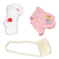 thumbnail image 4 of Ropa de pato de peluche de dibujos animados, conjunto de 3 piezas, accesorios de pato amarillo, ropa de pato de peluche multifuncional, 4 of 14
