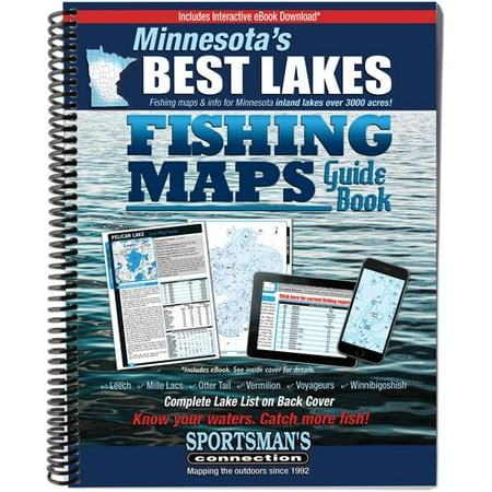 Minnesota's Best Lakes Fishing Maps Guide Book - (Best Lakes In Minnesota)