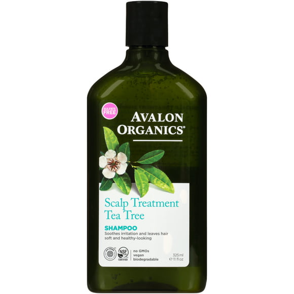 Avalon Organics Scalp Treatment Tea Tree Shampoo, 11 Fl Oz