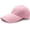 Pink, variant on Men Women Plain Adjustable Baseball Cap Super Extra Long Bill Hat Strapback
