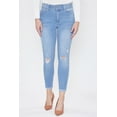 thumbnail image 3 of Royalty For Me Women's High-Rise 2 Button Cuffed Skinny Jeans, 3 of 21