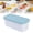 A, variant on FSAGAE Ice Cream Storage Container 10 x 3.9 x 3.7 Inch 1 Liter Reusable Freezer Tub with Lid for Homemade Sorbet Gelato Mint Green