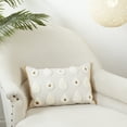 thumbnail image 3 of Saro Lifestyle Dreamy Pom Pom Poly Filled Throw Pillow, 3 of 3