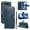 Blue, variant on for iPhone Air Wallet Case, PU Leather Flip Cover with Kickstand, Magnetic Closure Wrist Strap 3 Card Slots & 1 Cash Pocket Shockproof Full Body Protection for iPhone Air, Red