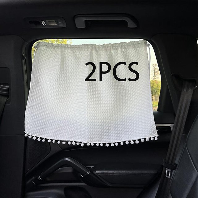 Cortinas con ventosa de dos piezas CHAO Parasol para coche de bebé 70 x 50 cm Protección UV