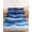 Blue White, variant on Cal.King Size Fitted Sheet Set - Navy Blue Ombre 3 Piece Bedding Sets 16" Deep Pocket Fitted Sheet with 2 Pillowcases, Modern Moire Abstract Art Luxury Brushed Microfiber Hotel Luxury Bed Sheets