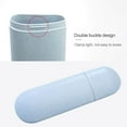 thumbnail image 3 of Portable Toothbrush Storage Box Travel Camping Toothbrush Case Cover Safety Health Bathroom Storage Organizer Box pink, 3 of 8