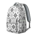 thumbnail image 2 of Vibrant Dog Bone and Paw Pattern Lightweight School Bag Cute Small Backpack for School Compact Travel Backpack for Dog Enthusiasts, 2 of 6
