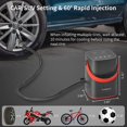 thumbnail image 6 of Tire Inflator Air Compressor 150PSI, Portable Cordless Tire Pump 12V 60s Fast Automatic Inflation with Temperature Perception, Accurate Pressure Gauge & Digital LED for Car Tires, Bicycle, Motor, Ball, 6 of 7