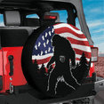 thumbnail image 3 of Lotusprinthandmade Bigfoot Funny Bigfoot Lover Spare Tire Cover With Backup Camera Hole 6 Sizes (28 in.), 3 of 7