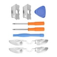 thumbnail image 4 of MeetCA QM21070921 Replacement Bumper Parts for XBox One Controllers Silver, 4 of 9
