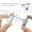 B, variante sur Dvkptbk Clip de Fixation Sonde en Acier Inoxydable, Diamètre du Trou Environ 4 mm Maison & Jardin