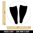 thumbnail image 2 of Scuba Snorkel Fins Self-Inking Rubber Stamp Ink Stamper - Purple Ink - Mini 1/2 Inch, 2 of 7